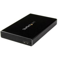 StarTech UNI251BMU33 storage drive enclosure HDD/SSD enclosure Black 2.5"