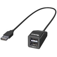 Plugable USB2-2PORT USB 2.0 2-Port High Speed Ultra Compact Travel Hub Splitter (480 Mbps)