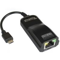 Plugable USB2-OTGE100 USB 2.0 OTG Micro-B to 100Mbps Fast Ethernet Adapter - Windows Tablets,Raspberry Pi Zero,Some Android Devices