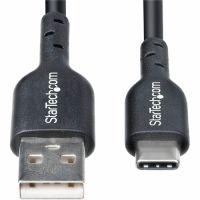STARTECH USB2AC6INCHBK 6IN (15CM) USB-A TO USB-C CHARGING CABLE, CHARGE & SYNC, 3A, USB 2.0, TPE JACKET