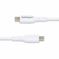 STARTECH USB2CC2MNCWHE 2M (6.6FT) WHITE USB-C CHARGING CABLE, USB C CABLE, USB 2.0 TYPE-C LAPTOP CHARGE