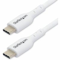 STARTECH USB2CC6FWHE2PK 6FT (1.8M) WHITE USB-C CHARGING CABLE, USB C CABLE, USB 2.0 TYPE-C LAPTOP CHARGE
