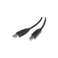 StarTech 1 ft USB 2.0 A to B Cable - M/M - USB (M) to USB Type B (M) - USB2HAB1