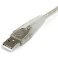 StarTech 15 ft Transparent USB 2.0 Cable - A to B - USB2HAB15T