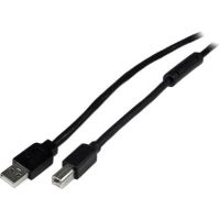 StarTech USB 2.0 Type-A Male to Type-B Male Active Cable (65') - USB2HAB65AC