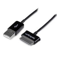 StarTech 6.6' Dock Connector to USB Cable for Samsung Galaxy Tab (Black) - USB2SDC2M