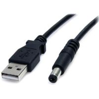 StarTech USB to 5.5mm Type-M Barrel Power Cable for 5 VDC Devices (3') - USB2TYPEM