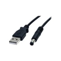 StarTech 2m USB to Type M Barrel Cable - USB to 5.5mm 5V DC Cable - USB2TYPEM2M