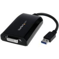 StarTech USB 3.0 to DVI/VGA External Video Card Multi-Monitor Adapter (Black) - USB32DVIPRO