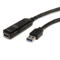StarTech 16.4ft Active USB 3.0 Extension Cable with AC Power Adapter - USB3AAEXT5M