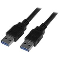StarTech USB 3.0 Type-A Male to USB 3.0 Type-A Male Cable (10') - USB3SAA3MBK