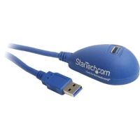 StarTech Male to Female Desktop SuperSpeed USB 3.0 A to A Extension Cable (Blue, 5') - USB3SEXT5DSK