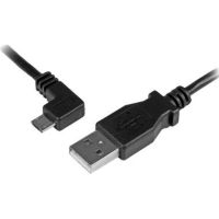 StarTech Left-Angle Micro-USB to USB Charge & Sync Cable (3') - USBAUB1MLA