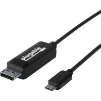 Plugable USBC-DP USB 3.1 Gen 1 Type-C Male to DisplayPort Male Adapter Cable (6')