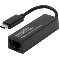 Plugable USBC-E1000 USB C Ethernet Adapter,Fast Reliable Gigabit Connection, Windows 10,8.1,7,Linux,Chrome OS,Dell XPS,HP,Lenovo