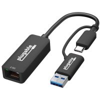 Plugable USBC-E2500 USB-A and C to 2.5 Gigabit Ethernet Adapter