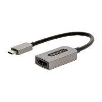 StarTech USBC-HDMI-CDP2HD4K60 USB-C to HDMI Adapter, 4K 60Hz Video, HDR10, USB-C to HDMI Monitor Dongle, USB4 / Thunderbolt Compatible