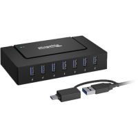 PLUGABLE TECHNOLOGIES USBC-HUB7BC 7-in-1 USB Powered Hub USB-C USB 3.0 Power Station  