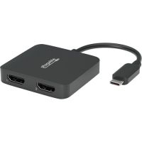 PLUGABLE USBC-MSTH2 USB-C HDMI Dual Monitor Adapter 4K 60Hz