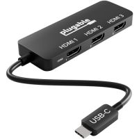 PLUGABLE TECHNOLOGIES USBC-MSTH3 USB-C Multi-Monitor Adapter  