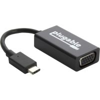 Plugable USBC-VGA USB C to VGA Adapter Compatible with Thunderbolt 3, Mac and More