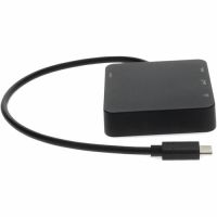 ADD-ON USBC2C313G2H4R 8in USB-C Male USB-C HDMI 4K USB 3.1 Gen2 RJ-45 Adapter  