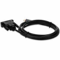 ADD-ON USBC2DVIDMM6F-AO 6ft USB to DVI-D Male-Male Black Adapter Cable  