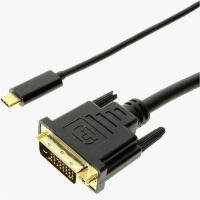 AXIOM USBCDVIM06-AX ADAPTER CABLE - USB-C LEFT CONNECTOR - MALE LEFT GENDER - DVI RIGHT CONNECTOR 