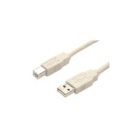 StarTech 10 ft Beige A to B USB 2.0 Cable - M/M -A to B USB 2.0 Cable - USBFAB_10
