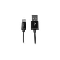 StarTech 1m / 3ft Black Apple Lightning to USB Cable - iPhone iPod iPad - USBLT1MB