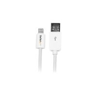 StarTech 10 ft Long White Apple Lightning to USB Cable iPhone iPod iPad - USBLT3MW