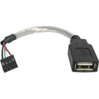 StarTech 6" USB A Female to USB Motherboard 4-Pin Header Adapter - USBMBADAPT