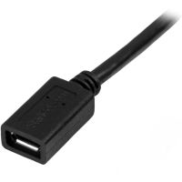 StarTech 0.5m / 20in Micro-USB Extension Cable - M/F - USBUBEXT50CM