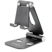 StarTech Phone and Tablet Stand - Foldable Universal Adjustable Tablet/Cell Phone Stand for Desk - USPTLSTNDB