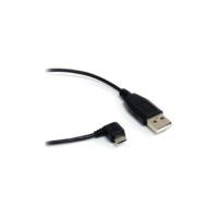 StarTech 1 ft Micro USB Cable - A to Right Angle Micro B - UUSBHAUB1RA