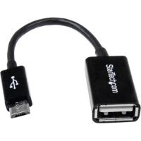 StarTech Micro USB Male to USB OTG Host Adapter Female (5") - UUSBOTG