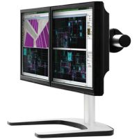 Atdec VFS-DH Dual or Single Monitor Desk Mount Adjustable Display Support
