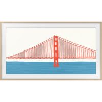 Samsung VG-SCFA55TKBZA 55 Inch The Frame Customizable Bezel Modern Teak