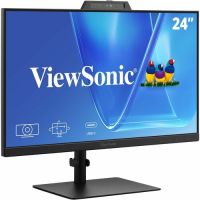 ViewSonic Ergonomic VG2441V - 1080p Monitor w/ Windows Hello Certified IR 5MP Webcam, USB-C, HDMI, DP - 250 cd/m² - 24"