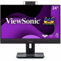 ViewSonic VG2457V 24” FHD 100Hz Video Conferencing Docking Monitor with Windows Hello and Zoom® Certified Pop-up Webcam and 5W speakers