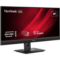 ViewSonic VG3456A 34” UWQHD 21:9 Docking Monitor with Dual 100W and 15W USB-C for Quick Charging