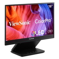 ViewSonic VP16-OLED - 15.6" 1080p OLED Portable Monitor with 40W USB-C, Stand, Protective Cover, Pantone Validated