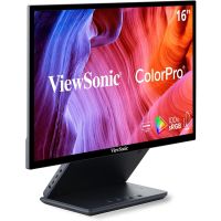ViewSonic VP1656 16" Factory Calibrated Portable Monitor with 16:10 Aspect Ratio and 100% sRGB Coverage