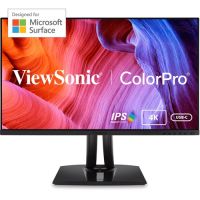 ViewSonic VP275-4K - 4K UHD IPS Monitor Designed for Surface with Ergonomics, 60W USB-C, HDMI, DP - 350 cd/m² - 27"