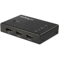 StarTech VS421HDDP 4 Port HDMI Video Switch - 3x HDMI & 1x DisplayPort - 4K 60Hz - Multi Port HDMI Switch Box w/ Automatic
