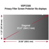 ViewSonic VSPF2300 Privacy Screen for 23" (Viewable Area) Monitors