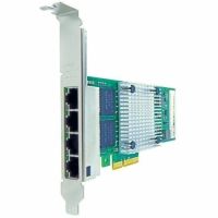 AXIOM W8X25AA-AX 10/100/1000Mbps Quad Port RJ45 PCIe x4 Network Card for HP
