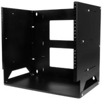 StarTech Wall-Mount Server Rack with Built-in Shelf - Solid Steel - 8U - WALLSHELF8U