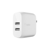 Belkin Dual USB-A Wall Charger 24W - WCB002DQWH