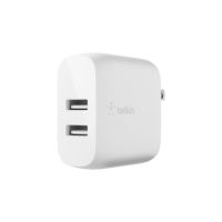 Belkin Dual USB-A Wall Charger 24W + USB-A to Micro-USB cable - WCE002DQ1MWH